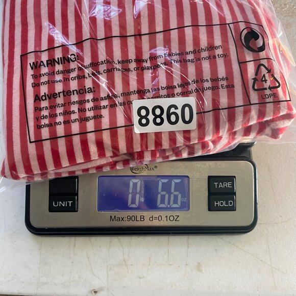 Free Assembly Shirt Womens L Red‎ White Striped Long Sleeve Boxy - Picture 11 of 11